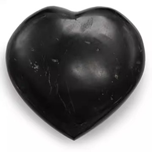Best Quality Natural Black Polished Puffy Heart Shape Crystal For Office Decor Meditation Gift available At Affordable Price - Product Image 2