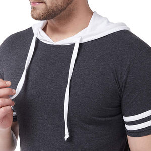 Wholesale <b>Short</b> <b>Sleeves</b> <b>Hoodies</b> for <b>Men</b> Lightweight Breathable <b>Short</b> <b>Sleeve</b> Casual <b>Men</b> Clothing Half <b>Sleeve</b> <b>hoodies</b> - Product Image 6