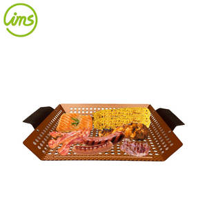Bandeja grande antiadherente para parrilla de barbacoa de acero al carbono - Product Image 5