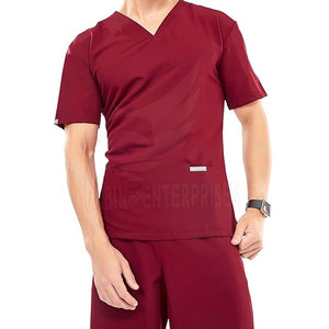 Conjuntos de Uniformes Médicos de Alta Calidad 100% Algodón, Cómodos y Duraderos, Talla XL, Manga Corta, Pantalones, Personalizables, OEM, para Hospitales y Enfermeras - Product Image 6