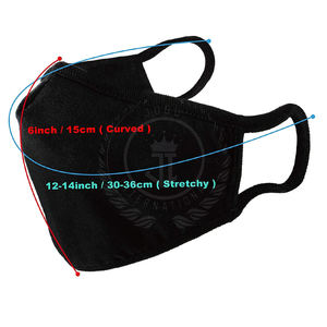 Máscara Facial Completa de Algodón, Personalizable, Transpirable, de Alta Calidad, Lavable, Elegante, Servicio OEM para Ropa Urbana, Pakistán - Product Image 4