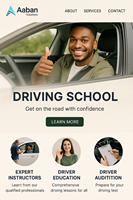 Servicios de diseño de sitios web de autoescuela Agencia de desarrollo web calificada que ofrece soluciones educativas profesionales para sitios web