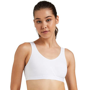 Service OEM Soutien-gorge de sport pour femme - Couleur et taille personnalisées, logo frontal, tissu respirant et écologique, maintien moyen pour la gym/l'entraînement - Product Image 1