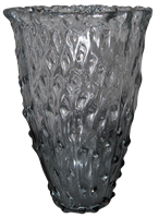 Décoration d'intérieur de luxe Tammaro Home Drip en verre de Murano gris, design artisanal italien haut de gamme