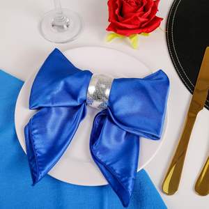 Rond de serviette en métal en acier inoxydable poli en forme d'araignée adapté aux restaurants raffinés événements de banquet de luxe - Product Image 6