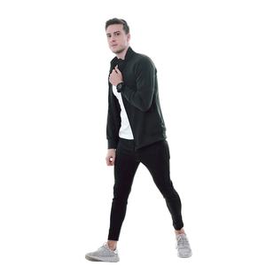 Chándales de poliéster de algodón 100% de manga larga para hombre de alta calidad para deportes de invierno al aire libre diseños de logotipo y etiquetas personalizables - Product Image 1