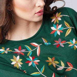 Tissu chaud pur bas prix femmes sweat à manches longues facile à porter nouvelle couleur coton Polyester fait femmes sweat - Product Image 6