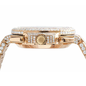 นาฬิกาหรูทรงแปดเหลี่ยม ตัวเรือนสแตนเลส ประดับโมอิสซาไนต์ กระจกควอตซ์ รุ่นลิมิเต็ดอิดิชั่น - Product Image 5