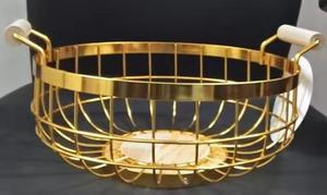 Lightweight and Durable Metal Wire Bowl Designed with Clean Lines and Woven Artistry for Both Decorative and Practical Use - Product Image 2