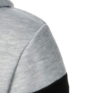 Fabricant de logo personnalisé Pull-over en polaire chaud et décontracté Sweat-shirt à capuche en coton vierge uni Vêtements à la mode Sweatshirts à capuche pour hommes - Product Image 6