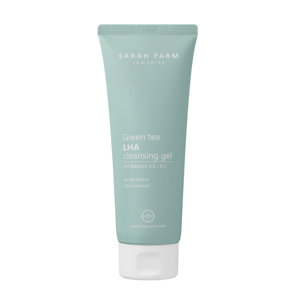 GEL nettoyant pour le visage Thé vert LHA Coréen SARAH FARM Remèdes Nettoyage en profondeur Exfolier la peau Effet apaisant Camélia - Product Image 1