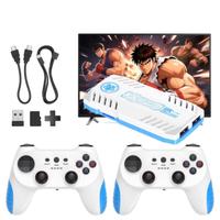 Console de jeu rétro HDTV sans fil avec 50 000 jeux, 128 Go, 50+ simulateurs, double manette de jeu pour la maison