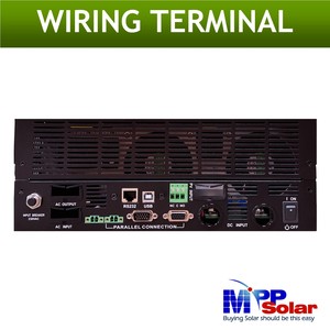 Convertisseur solaire hybride HV V2 6048-T 6000w 48v 230v, onduleur à onde sinusoïdale pure, contact sec, max 9 parallèles, CE/EN - Product Image 4