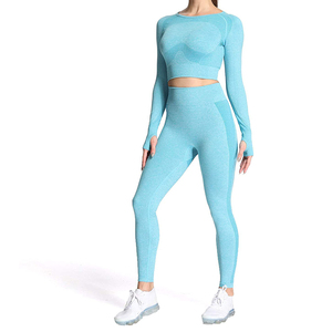 100% High Quality Plus Size Women's Yoga Set-Breathable for Two-Tone Fitness Wear for Adults - Product Image 1