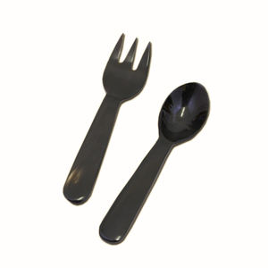 Cucharas con diseño de tema oscuro, juego de cubiertos con claxon esparcidor, la mejor vajilla, diseño de acabado personalizado disponible - Product Image 5