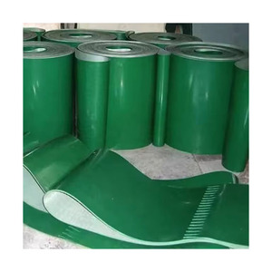 สายพานลำเลียงพีวีซีเกรดอาหารป้องกันการลื่นไถลวัสดุยางขอบรองเท้าแถบนำสำหรับโรงงานผลิตปีนเขา - Product Image 3