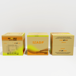 Utp/<span class=keywords><strong>FTP</strong></span> <span class=keywords><strong>CAT6</strong></span> 4*0.52 mét CCA/CU/<span class=keywords><strong>ccag</strong></span> vượt qua kiểm tra chất lượng cao Lan trong nhà PVC Áo khoác 305m mỗi cuộn nhà máy giá - Product Image 6