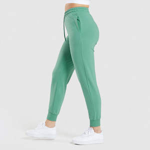 Pantalones Deportivos de Cintura Alta para Mujer, Estilo Cargo Informal, con Forro Polar, para Invierno, Diseño de Dos Colores con Parches y Logotipo de Encaje, Venta al Por Mayor - Product Image 2