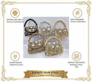 Bolso de Mano de Poliéster Hecho a Mano de Primera Calidad, Bolso de Noche de Lujo, Estilo Vintage, Bordado con Botones, Bolso de Mano Elegante para Mujer para Fiestas de Verano - Product Image 6