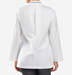 Vêtements <span class=keywords><strong>de</strong></span> préposé au restaurant unisexe fabriqués en Chine, uniformes <span class=keywords><strong>de</strong></span> chef, hauts tissés avec logo personnalisé - Product Image 5