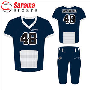 Nuevo estilo personalizar pantalones de uniforme de fútbol americano con bolsillos/Venta al por mayor último modelo de uniforme de fútbol americano, - Product Image 3