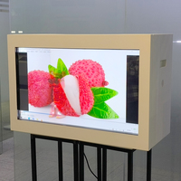 Vitrina Publicitaria con Pantalla LCD Transparente de 21.5 Pulgadas