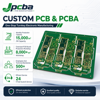 Fabricant de circuits imprimés multicouches personnalisés Shenzhen, 1 à 20 couches, ENIG, demi-trou, service d'assemblage PCB PCBA, sans MOQ