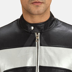 Chaquetas de cuero de moda 2025 hechas a mano con lona de calidad superior diseño único suave y transpirable real - Product Image 5