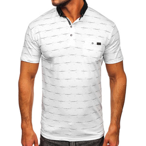 Camisetas Polo Casuales de Poliéster de Alta Calidad al por Mayor, Camisetas Polo de Golf Lisas para Hombre, para Impresión de Logotipo OEM - Product Image 1