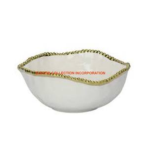 ชามฐานสแตนเลสและทองเหลืองสำหรับตกแต่งโรงแรมสำหรับงานแต่งงาน - Product Image 4