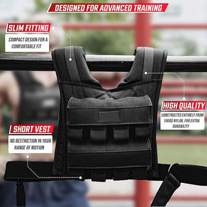 Adjustable Heavy <b>Weighted</b> <b>Vest</b> for Men <b>10kg</b> 20kg 30kg Tactical Workout Crossfit Nylon Plate Carrier Weight Loading <b>Vest</b> - Product Image 2