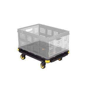 PC532 137kg 62x45cm quattro ruote traino carico maniglia e carrello di trasporto pacchi