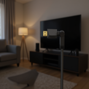 Cable HDMI 4K Giratorio de 1.5m Negro con Ethernet, Audio y Video, Modelo 00205011 - Product Image 3