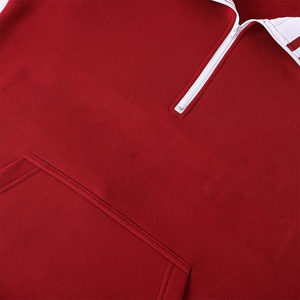 Sweat-shirt d'hiver en molleton à col zippé en mélange de coton Krimson |   Unisexe, écologique, imprimé, délavé à l'acide, broderie grecque sur le devant - Product Image 2