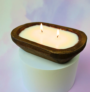 Soporte de vela de cuenco de masa de madera para Decoración de mesa del hogar perfecto para decoración del hogar recipiente de velas - Product Image 5