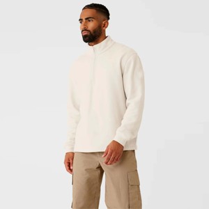 Pull en polaire à fermeture éclair pour hommes-Veste polaire douce et chaude pour les activités de plein air, les vêtements décontractés et la superposition d'hiver - Product Image 3