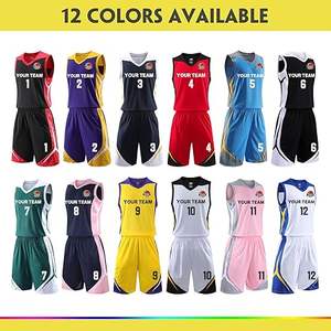 ชุดบาสเก็ตบอลสำหรับผู้ชายเสื้อบาสเก็ตบอลชุดทีมประสิทธิภาพสูง - Product Image 3