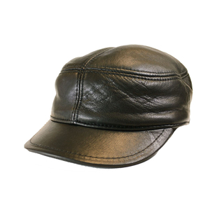 Gorras de Béisbol de Cuero Impermeables y Cálidas de la Mejor Calidad para Adultos, Servicio OEM ODM, 6 Paneles, Decoración de Perlas, Hebilla Metálica Personalizada - Product Image 4