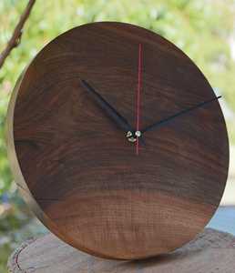Reloj de pared silencioso de madera natural - Product Image 2