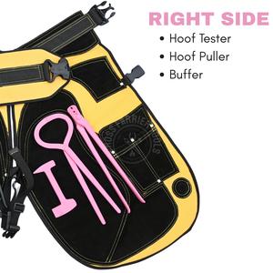 Kit Completo para Herrar Caballos y Recortar Cascos, Delantal de Cuero, Cuchillo Clásico para Cascos, Herramienta para Extraer Clavos de Herradura, Pinza, Probador, Clincher - Product Image 4