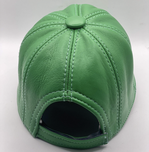 Venta al por mayor de lujo gorras de béisbol clásico de colores sólidos sombreros de cuero gorras 6 paneles hebilla gorra de cuero para Unisex 2025 servicio OEM - Product Image 6