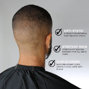 Cape de coiffeur imperméable professionnelle pour la coupe de cheveux Cape de salon de coupe de cheveux pour coiffeur de qualité de salon unisexe - Product Image 5