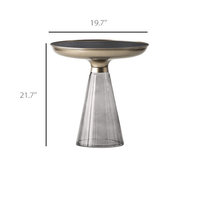 Haute Standard invité café Table à thé nouveau Style Transparent nordique Base décorative canapé Table d'appoint Table basse approvisionnement en gros