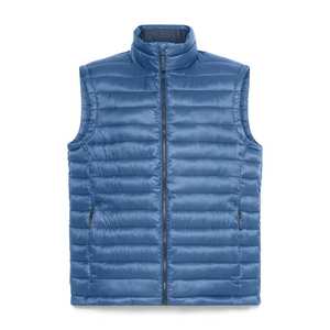Precio de fábrica Hombres Bodywarmer Chaleco Chaquetas y cálido acolchado Sin mangas Chaqueta con cremallera completa Gilet para venta al por mayor Chaqueta de buena calidad - Product Image 1