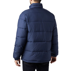 2025แจ็คเก็ตสกีสีดำลำลองของผู้ชายเสื้อคลุมกันหนาวกันน้ำน้ำหนักเบามีฮู้ดหนาอบอุ่นขนาดพิเศษ - Product Image 2