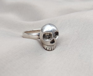 Anillo de Boda de Plata de Ley 925 Hecho a Mano, Estilo Vintage, con Calavera, Estilo Punk Oscuro, Motero, Gótico, para Hombre - Product Image 4