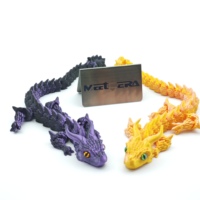 Modèle de dragon à l'échelle imprimable en 3D haute résolution Facile à imprimer et à peindre Superbe dragon imprimé en 3D avec ailes et écailles articulées