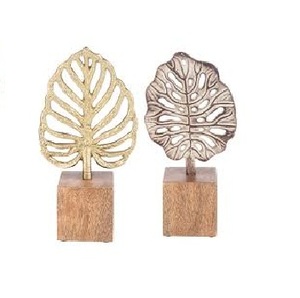 งานประติมากรรมใบไม้รูปสัตว์ประหลาดแบบโปร่ง  ทำจากอะลูมิเนียมรักษ์โลก  ใบไม้โลหะประดิษฐ์  ของตกแต่งบ้านสไตล์โมเดิร์น - Product Image 3