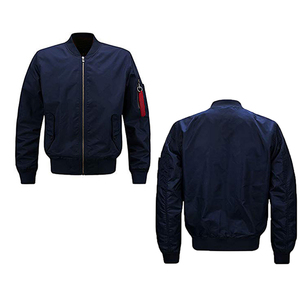 Chaqueta bomber de hombre con logotipo personalizado de fabricante OEM con mangas de cuero bordadas de alta calidad y estilo de chaqueta universitaria - Product Image 3