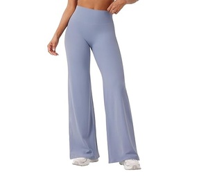 High Quality Lightweight <b>Women's</b> Sport <b>Leggings</b> Solid Color Customizable Logo <b>Fleece</b> Knitted Girls OEM Manufacturer custom made - Product Image 3